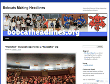 Tablet Screenshot of bobcatheadlines.org